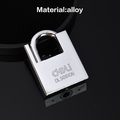 قفل آویز دلی مدل DL508106 سایز 60 میلی متر به همراه 4 کلید | استیل