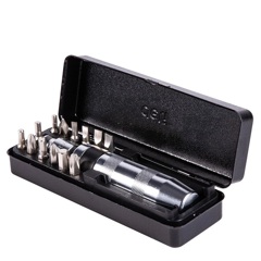 پیچ گوشتی چکشی دلی مدل DL8901 مجموعه 13 عددی