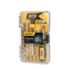 بکس و سری پیچ گوشتی دلی مدل DL1129 بسته 35 عددی