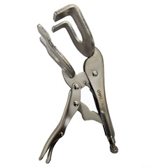 انبر قفلی فک جوشکاری دلی مدل DL20017 سایز 10 اینچ