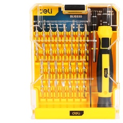 پیچ گوشتی دلی مدل DL1033D مجموعه 33 عددی 