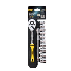 آچار بکس دلی مدل DL1012T سایز 3/8 اینچ مجموعه 12 عددی