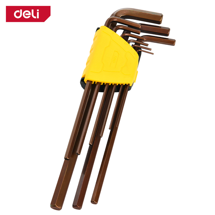 آچار آلن دلی مدل DL230808G مجموعه 9 عددی