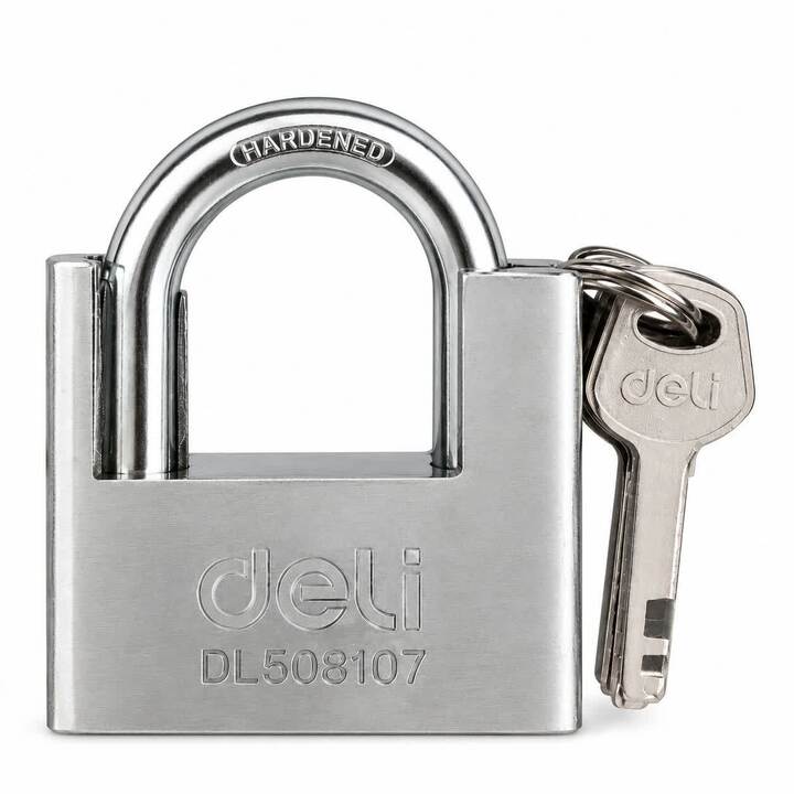 قفل آویز دلی مدل DL508107 سایز 70 میلی متر به همراه 4 کلید